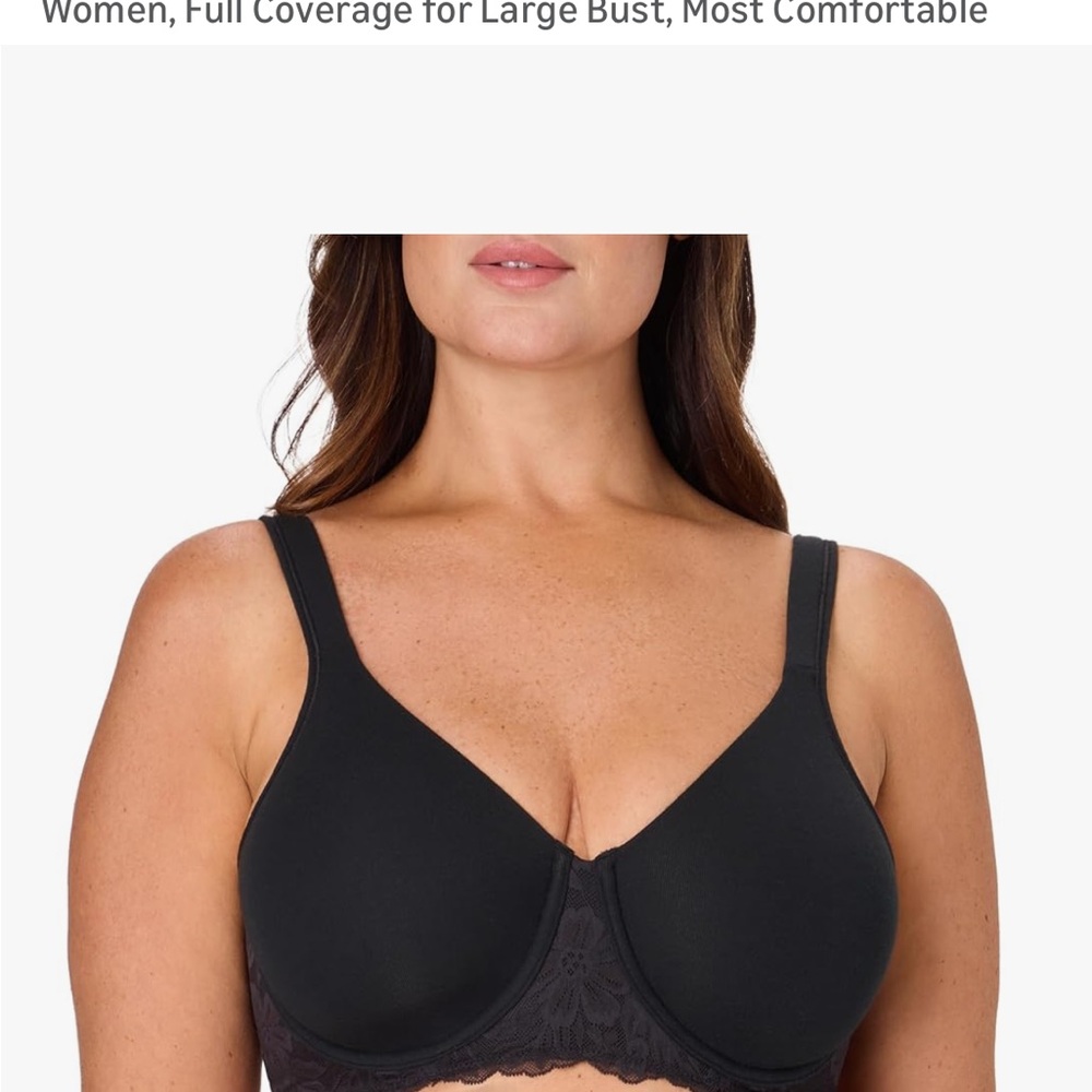 Bali Black Comfort Bra